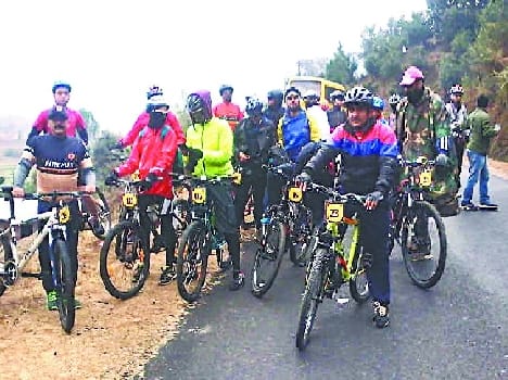 Babri far removed from Baijnath bicycle rally